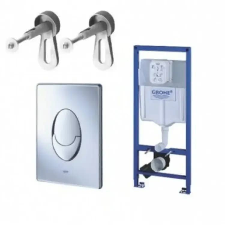 GROHE ugradni vodokotlić sa HROM TIPKOM 38721001